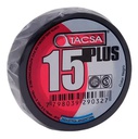 CINTA Aisladora 15 PLUS 19mm x 10m x 0,15mm TACSA