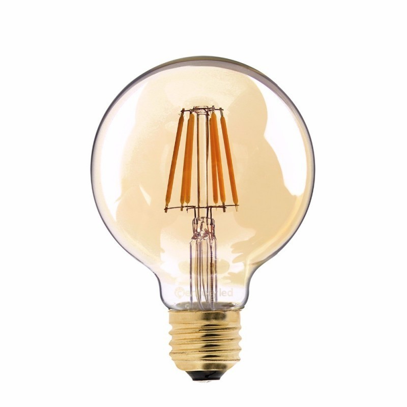 BOMBILLO TIPO GLOBO G95-4W (CALIDO)