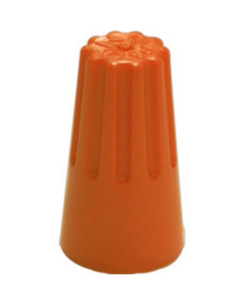 CAPUCHON CON RESORTE NARANJA 18-12 AWG