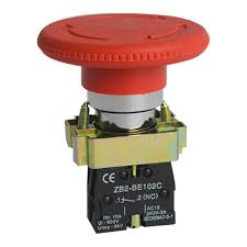 [EBSA5-AT45] Pulsador rojo tipo hongo 1NO+1NC