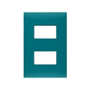 [25612-58  almac] PLACA 2 MÓD S/CHASIS VERDE AGUA S25P (copia)