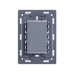 [25201-48LW] KIT CHASIS + 1 APAGADOR 3 VIAS GRAFITO S25