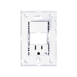 [25260-40LW] KIT CHASIS + 2 APAGADORES 2 VIAS BLANCO S25