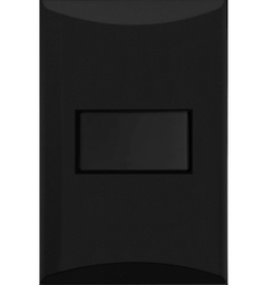 [PLAN-332] PULSANTE PARA TIMBRE LINEA PLATA NEGRA EAGLE 1002W