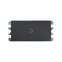 [2600150-038] PULSADOR UNIPOLAR CAMPANA GRAFITO S26