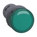 [CONTL034] LUZ PILOTO VERDE 22mm 110V AC/DC - SLDS1102 - STECK