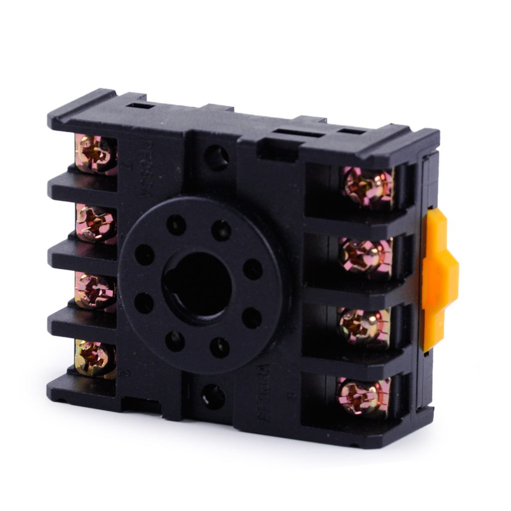 Base para rele de 8 pines cuadrada