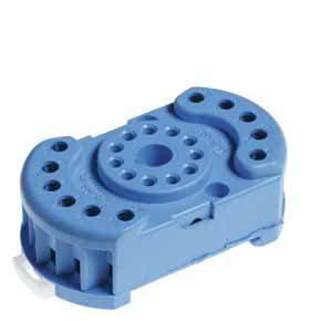 Base para rele 11 pines AZUL