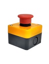 Boton tipo hongo en caja naranja NC 10A
