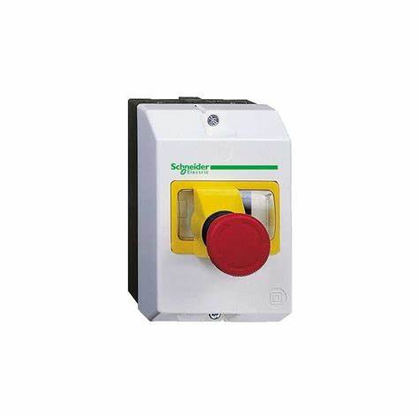 Boton tipo hongo con caja IP54