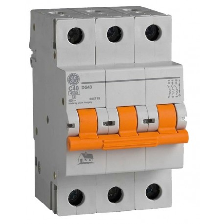 DISYUNTOR GE 3P 50A 10KA 415VAC RIEL DIN (INTERRUPTOR, BREAK)