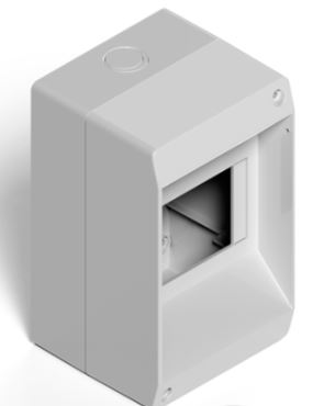 Caja FIX-O-RAIL IP55 8MOD GE