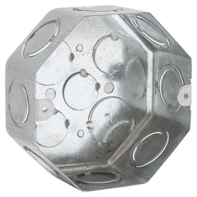 Caja EMT octogonal 1/2" Y 3/4" UL 8 HUECOS