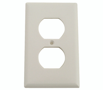 PLACA P/TOMA DOBLE BLANCA EAGLE 2132W