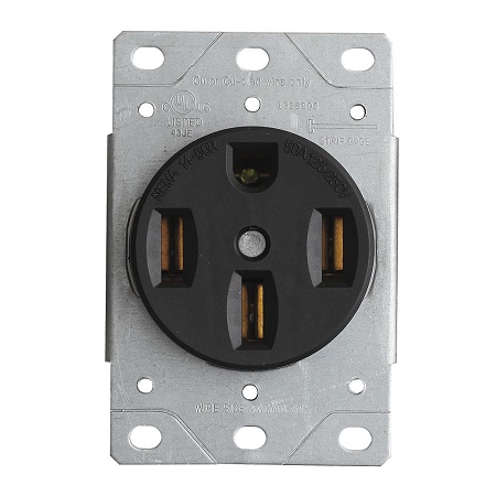 TOMA EMPOTRAR 50A 4 VIAS EAGLE 1258