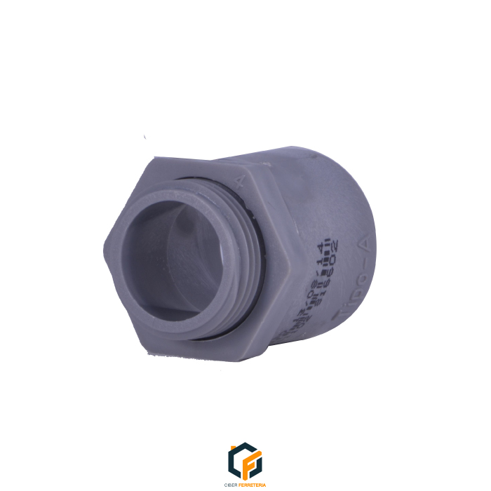[PVC-CON-2019648] CONECTOR PVC CONDUIT 12mm 1/2" CLASE A DURMAN UL 2019648