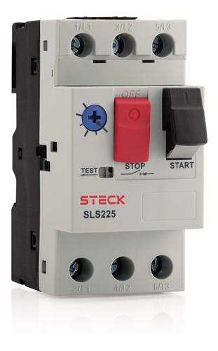 GUARDAMOTOR CON RANGO DE AJUSTE 4-6.3A - SLS2251D - STECK