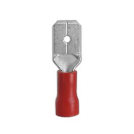 BLISTER DE TERMINALES MACHO PLANO ROJO .110 PRE-AISLAD (22-16 AWG)