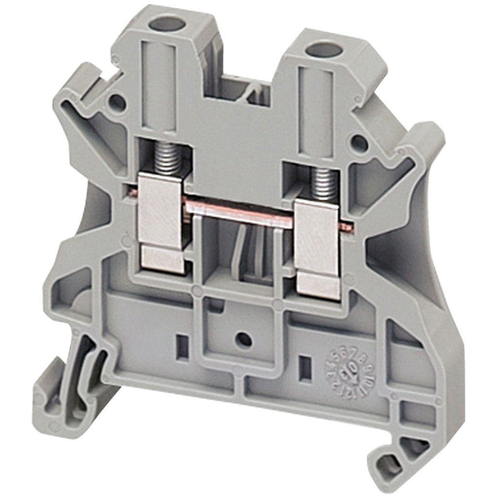 Borne 4mm² gris Klemsan AVK 4