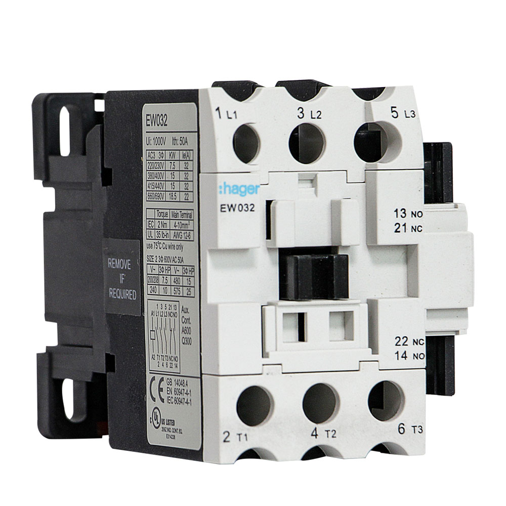 CONTACTOR PARA CONDENSADORES 32A Ac3 BOBINA 220 Vac 1NA+1NC