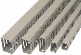 Canaleta ducto plastico ranurado 25x80x2000mm con tapa finger=8mm slot=4mm CanalPlast E144+GCOP25