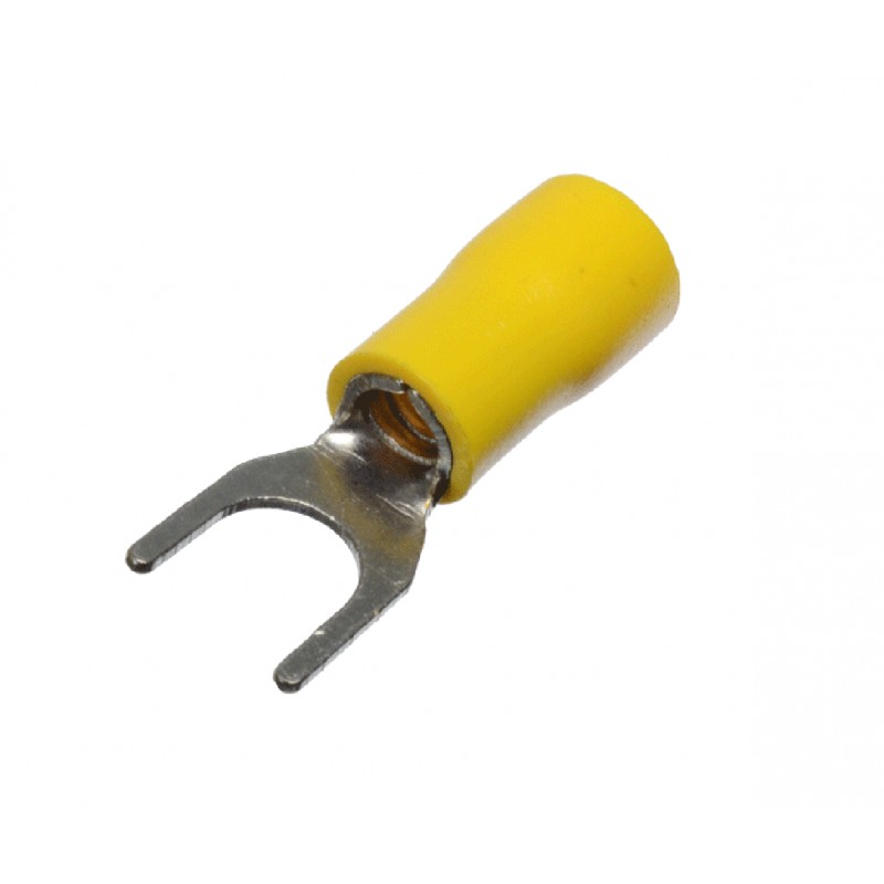 BLISTER DE TERMINALES  HORQUILLA 1/4  AMARILLO  (12-10 AWG)