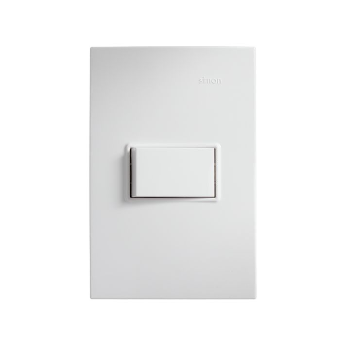 INTERRUPTOR SENCILLO 3 VIAS  BLANCO C/PLACA CAVA MATE S25P