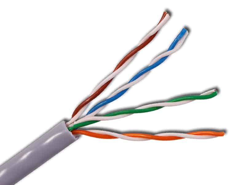[IRCAT6-1K-BL] ROLLO CABLE CAT 6E UTP 305M AZUL BK