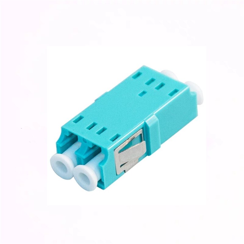 ADAPTADOR FIBRA LC/UPC DUPLEX OM3 COLOR AQUA TEKLINK
