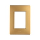 PLACA 3MODULOS S/CHASIS - ORO MATE S26