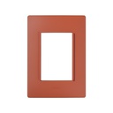 PLACA 3MODULOS S/CHASIS - ROJO CORAL S26