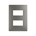 PLACA 2MODULOS S/CHASIS - ACERO S26