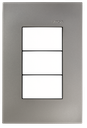 INTERRUPTOR TRIPLE 2 VIAS BLANCO C/PLACA CAVA S25P
