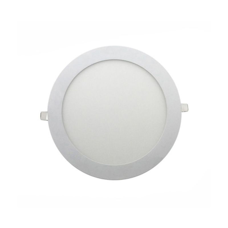 PANEL LED EMPOTRAR REDONDO BLANCO LUZ CALIDA 18W 120V 4000K 900LM LUX C9199-1 (copia)