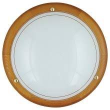 PLAFON DECORATIVO MADERA CLARO 11" 1 LUZ 60W 120V E27 LUX C9307-1