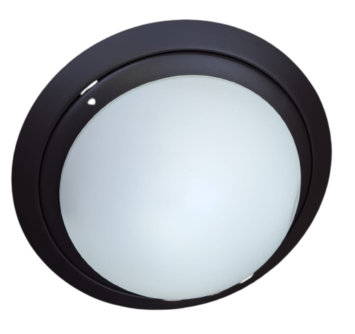 [LUX-C9310- 1] PLAFON DECORATIVO CHOCOLATE OSCURO 10" 2 LUZ 60W 120V E27 LUX C9310- 1