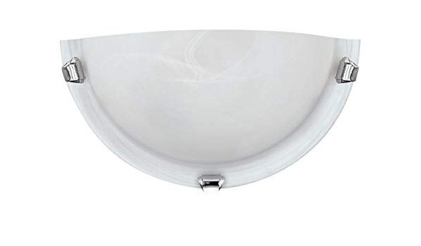 [LUX-W9332-1] APLIQUE DE PARED BLANCO SATINADO 1 LUZ 60W 120V E27 LUX W9332-1