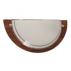 [LUX-W9333-1] APLIQUE DE PARED MADERA OSCURO 1 LUZ 60W 120V E27 LUX W9333-1