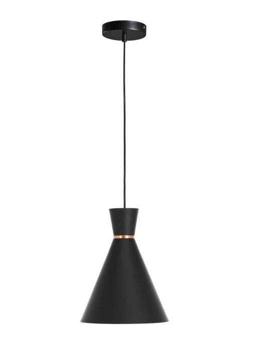 LAMPARA COLGANTE VINTAGE NEGRO 1 LUZ 60W 120V E27 IKE LITE 05404-2