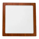 LAMPARA LED EMP 6W CUADRADA BORDE MADERA10223