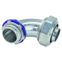 CONECTOR BIEX CURVO EMT C/FORRO 1"