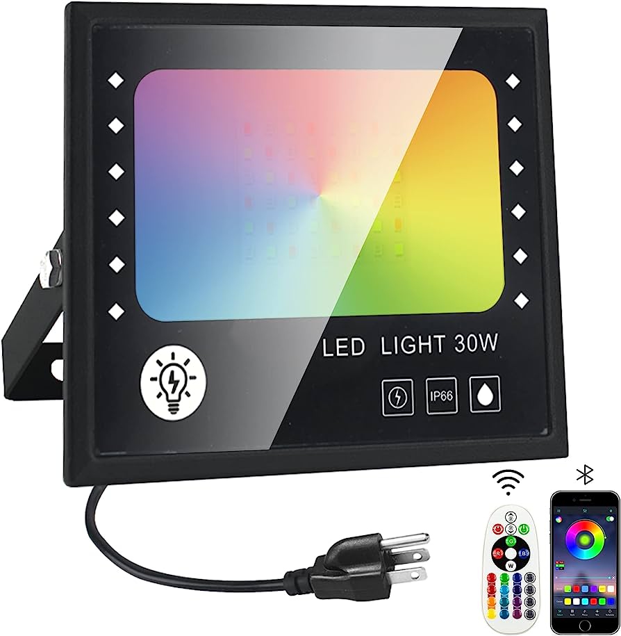 [0420070RGB] REFLECTOR LED 30W WIFI BLUETHOOTH RGB IP65 85- 265V
