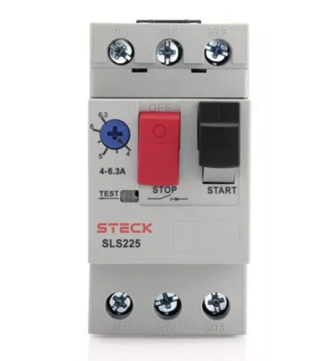GUARDAMOTOR CON RANGO DE AJUSTE DE 1.6-2.5A - SLS2251B - STECK