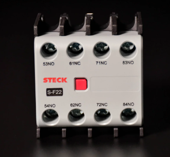CONTACTO AUXILIAR FRONTAL PARA CONTACTOR 2NA + 2NC - SF22 - STECK
