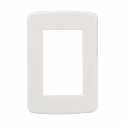 [2499720] Placa de tres espacios UL MARFIL