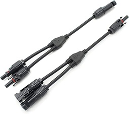 [PV-MC4Y2] Conector MC4 "Y" 30A ,  JUEGO DE 2 HEMBRAS 1 MACHO, 2 MACHOS 1 HEMBRA  1000VDC IP67