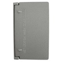 [EA-1966] PLACA DECOR P/ INTEMPERIE GRIS EAGLE UL1966