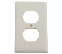 [EA-2132W] PLACA P/TOMA DOBLE BLANCA EAGLE 2132W