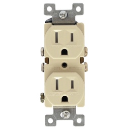 [EA-TR270W] TOMA POLARIZADO TAMPER RESISTENT DE EMPOTRAR 15A-125V BLANCO EAGLE TR270W