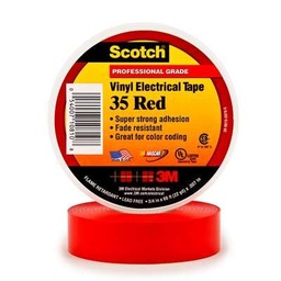[3M-80610833909] TAPE ELECTRICO 35 19MM X 20,1M ROJO SCOTCH 3M 80610833909 (100)